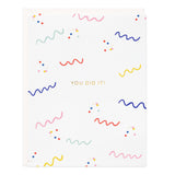 You Did It – Confetti Card